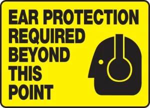 Accuform MPPE508VS 10" x 14" PPE Safety Sign, Adhesive Vinyl