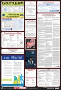 Accuform PPG300CT 40" x 27" OSHA Safety Poster: Combo State, Federal & OSHA Labor Law Poster Connecticut