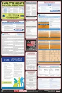 Accuform PPG300PA 40" x 27" OSHA Safety Poster: Combo State, Federal & OSHA Labor Law Poster English Pennsylvania