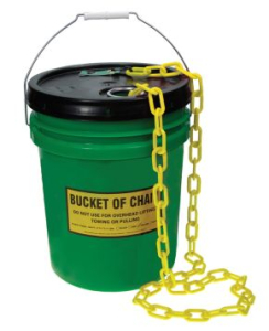 Accuform PRC210YL Bucket of Chain Yellow