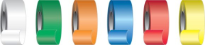 Accuform PTL230OR 1-3/16" x 300-ft Flagging Tape: Solid Color Orange