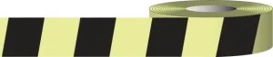 Accuform PTM926 3" x 15-ft Glow-in-the-Dark Tape: Stripe Pattern