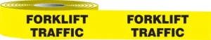 Accuform PTS722 3" x 50-ft Slip-Gard Message Floor Tapes: Forklift Traffic