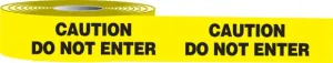 Accuform PTS727 3" x 50-ft Slip-Gard Message Floor Tapes: Caution Do Not Enter