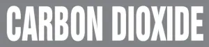 Accuform RPM303 3" x 3" Medical Gas Pipe Marker: Carbon Dioxide, 20/PK