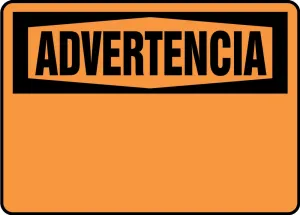 Accuform SHMRBH333VP 14" x 20" OSHA Blanks