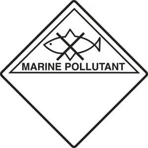 Accuform TCP975RM10 10-3/4" x 10-3/4" TDG Placard - Marine Pollutant