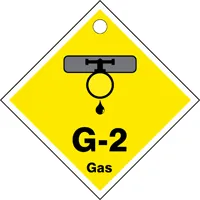 Accuform TDK402VPM Energy Source ShapeID Tag: G-_ Gas