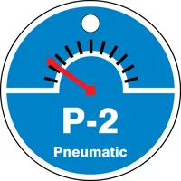 Accuform TDK702VPM Energy Source ShapeID Tag: P-_ Pneumatic