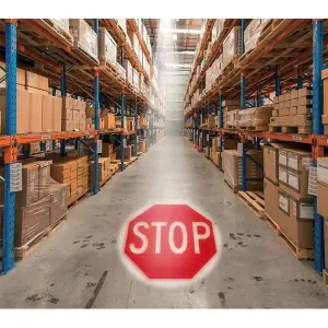 Accuform VPL901 LED Sign Projector: Stop