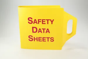 Accuform ZRS943 3" SDS Job Site Binders With Handles: Safety Data Sheets