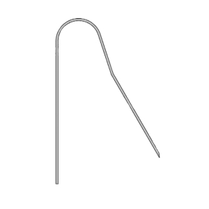 Ace Glass 5938-19 Stainless Steel Chromatography Cannula, 46 cm Long, 22 Gauge, Needle Ends Deflected-Deflected