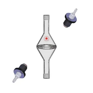 Ace Glass 7213-06 50 mm Disc Dia., 145-174 micron Tube with Reduced Ends & #15 Ace Threds