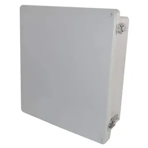 Altelix NF141206-DIN NF Series 14x12x6 Industrial DIN Rail Enclosure Fiberglass NEMA 4X IP66