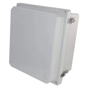 Altelix NF141208-DIN NF Series 14x12x8 Industrial DIN Rail Enclosure Fiberglass NEMA 4X IP66