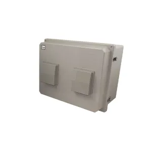 Altelix NF162012V-DIN 16x20x12 Vented Industrial DIN Rail Fiberglass Enclosure