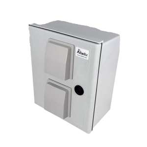 Altelix NFC121006VFA1 NFC Series 12x10x6 Vented Fiberglass Weatherproof NEMA Enclosure with Cooling Fan & 120 VAC Outlets