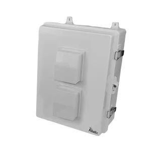 Altelix NP171407V-DIN 17x14x7 Polycarbonate + ABS Vented DIN Rail Enclosure