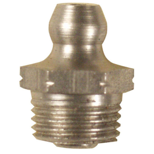American Lube 777-1801 1/8" Taper Stainless Steel Grease Fitting, Straight, Length 0.62"