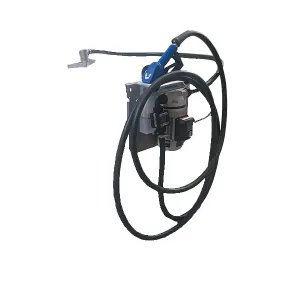 American Lube DEF3-TM49S 120-Volt Diesel Exhaust Fluid Pump Package with Automatic Nozzle for Totes with Stainless Steel Dispense Coupler, Digital Meter