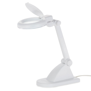 AmScope MAG3-30D5D12 2.25X, 4X Magnification 3.5" Lens 30 LED Table Top Magnifying Lamp