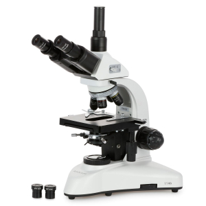 AmScope T530B-10M Biological Compact Base Trinocular Compound Microscope 40X-2000X Magnification w/ 20W Halogen Kohler Illumination, 3D Mechanical Stage and 10MP USB 2.0 C-mount Camera