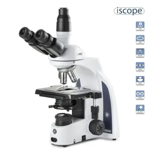AmScope IS1153-PLI Euromex iScope Series Trinocular Compound Microscope 40X-1000X Magnification with Plan IOS Objectives