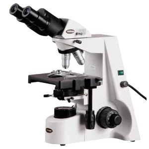 AmScope B690B-E B690 Series Binocular Compound Microscope 40X-2000X Magnification w/ Koehler Illumination and 1MP Digital Camera