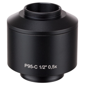 AmScope AD-C05-ZS 0.5X C-mount Camera Lens for Zeiss Primo Microscopes
