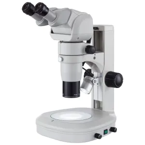 AmScope PM230A PM230 Series Zoom Binocular Stereo Microscope 8X-80X on Track Stand w/ Common Main Objective(CMO), Dual Illumination Adjustable Head