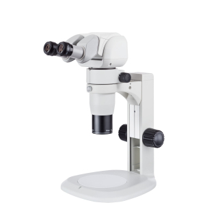 AmScope PM230A-NL PM230 Series Zoom Binocular Stereo Microscope 8X-80X Magnification on Track Stand w/ Common Main Objective(CMO) and Adjustable Head