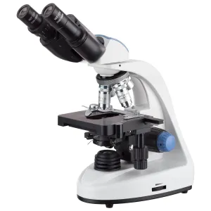 AmScope B300A-5M B300 Series Advanced Student Binocular Compound Microscope 40X-1600X Magnification with Siedentopf and 5MP USB 2.0 C-mount Camera