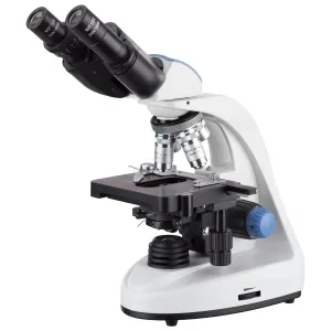 AmScope B300A-16M3 B300 Series Advanced Student Binocular Compound Microscope 40X-1600X Magnification with Siedentopf and 16MP USB 3.0 C-mount Camera