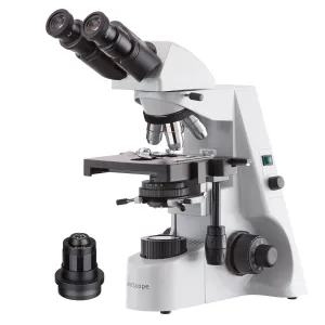 AmScope B690B-DK-E Koehler Brightfield, Darkfield Binocular Compound Microscope 40X-2000X Magnification w/ 0.3MP Digital Eyepiece