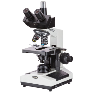 AmScope T390C-5M3 Biological Trinocular Compound Microscope 40X-2500X Magnification w/ 20W Halogen, 3D Mechanical Stage and 5MP USB 3.0 C-mount Camera