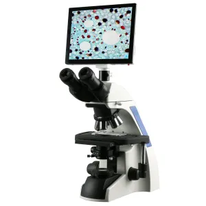 AmScope T720QC-TP 40X-2500X Plan Infinity Laboratory Compound Microscope w/ 9.7" Touchscreen Imaging System