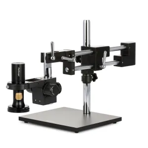 AmScope DM756U8-DAB DM756 Series 8.3MP USB All-in-One Digital Microscope 0.7X-5.6X Magnification w/ Zoom Optics on Double-Arm Boom-Stand