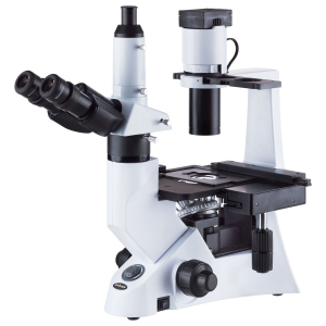 AmScope IN330TC-5M3 IN330 Series Inverted Infinity-Corrected Phase-Contrast Biological Trinocular Compound Microscope 40X-1000X w/ 5MP USB 3.0 C-mount Camera