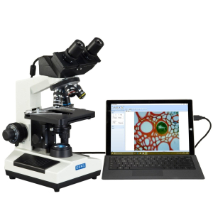 AmScope MD827Z30L 40X-2500X 3MP Digital Integrated Microscope w/ LED Illumination