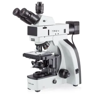 AmScope T800M T800 Series Infinity-Corrected Metallurgical Trinocular Compound Microscope with Dual LED Illumination and Optional Global Shutter Digital Camera