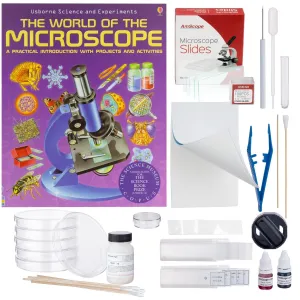 AmScope AK-MSP02 Compound Microscope Accessory and Book Kit: Preparation and Culturing