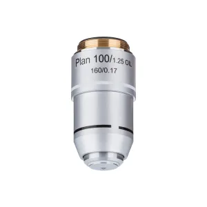 AmScope PA100X-V300 100X Plan Achromatic Compound Microscope Objective Lens