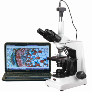 AmScope T680B-5M 40X-2000X Advanced Professional Biological Research Kohler Compound Microscope + 5MP Camera