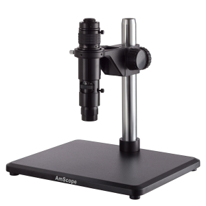 AmScope H1000 H1000 Series Wide-zoom Inspection Monocular Stereo Microscope 0.83X-10X Magnification on Pillar Stand