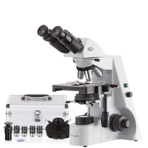 AmScope B690-PL-PCT B690 Series Koehler Phase-contrast Binocular Compound Microscope with Plan Optics and Optional Camera