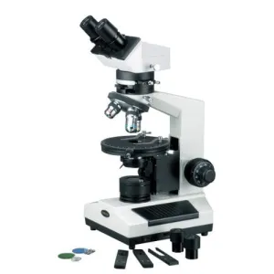 AmScope PZ200BB PZ200 Series Polarizing Binocular Compound Microscope 40X-800X Magnification