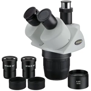 AmScope SW13TY 10X-45X Super Widefield Stereo Trinocular Microscope Head
