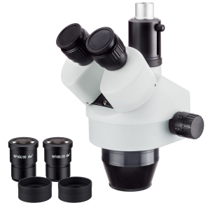 AmScope SM745T 7X-45X Trinocular Zoom Stereo Microscope Head