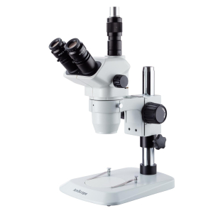 AmScope ZM-1TN ZM-1 Series Zoom Trinocular Stereo Microscope 6.7X-45X Magnification on Compact Table Stand