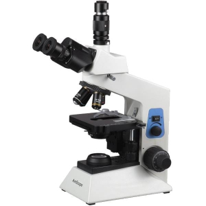 AmScope T580A-3M3 Biological Research Grade Simul-Focal Trinocular Compound Microscope 40X-1600X Magnification w/ 20W Halogen, 3D Mechanical Stage and 3MP USB 3.0 C-mount Camera